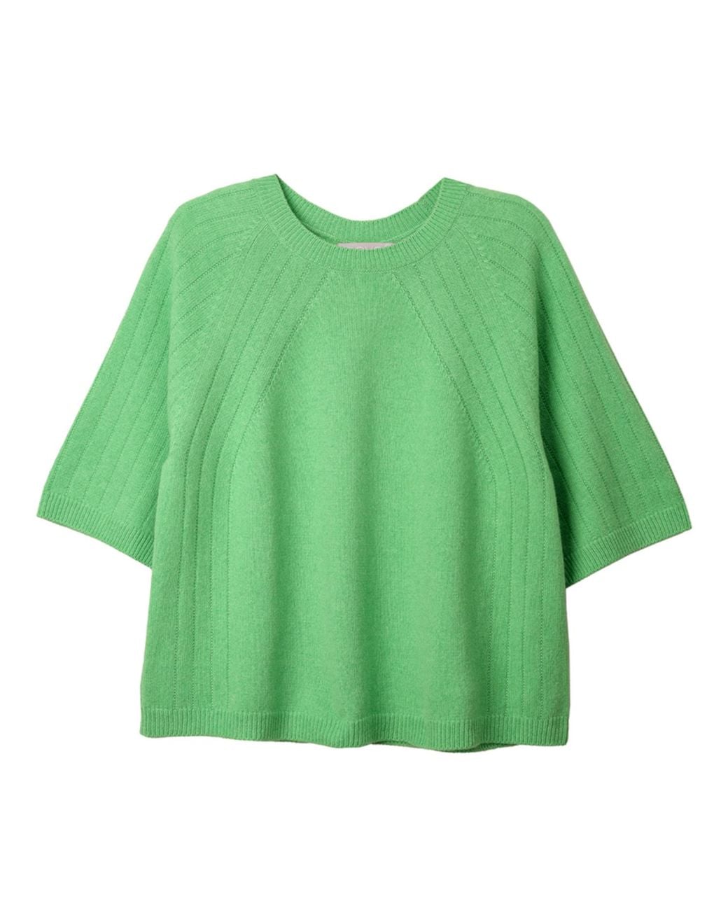 Cove Green Brooke Boxy Short Sleeve Top
