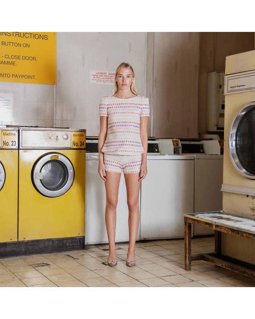 RUE AGTHONIS Pink Crémeux Shorts