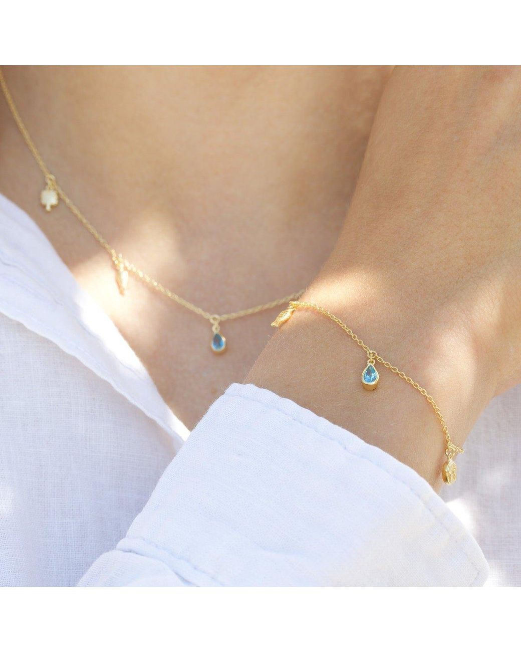 With Love Darling Metallic Planet Bracelet