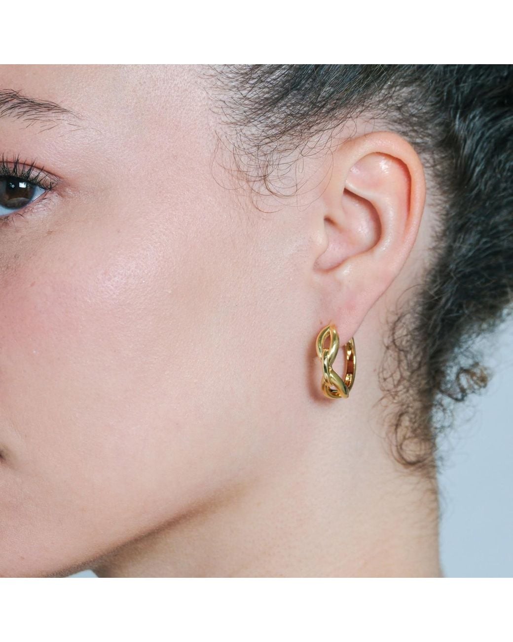 Onia Metallic Citrus Hoops