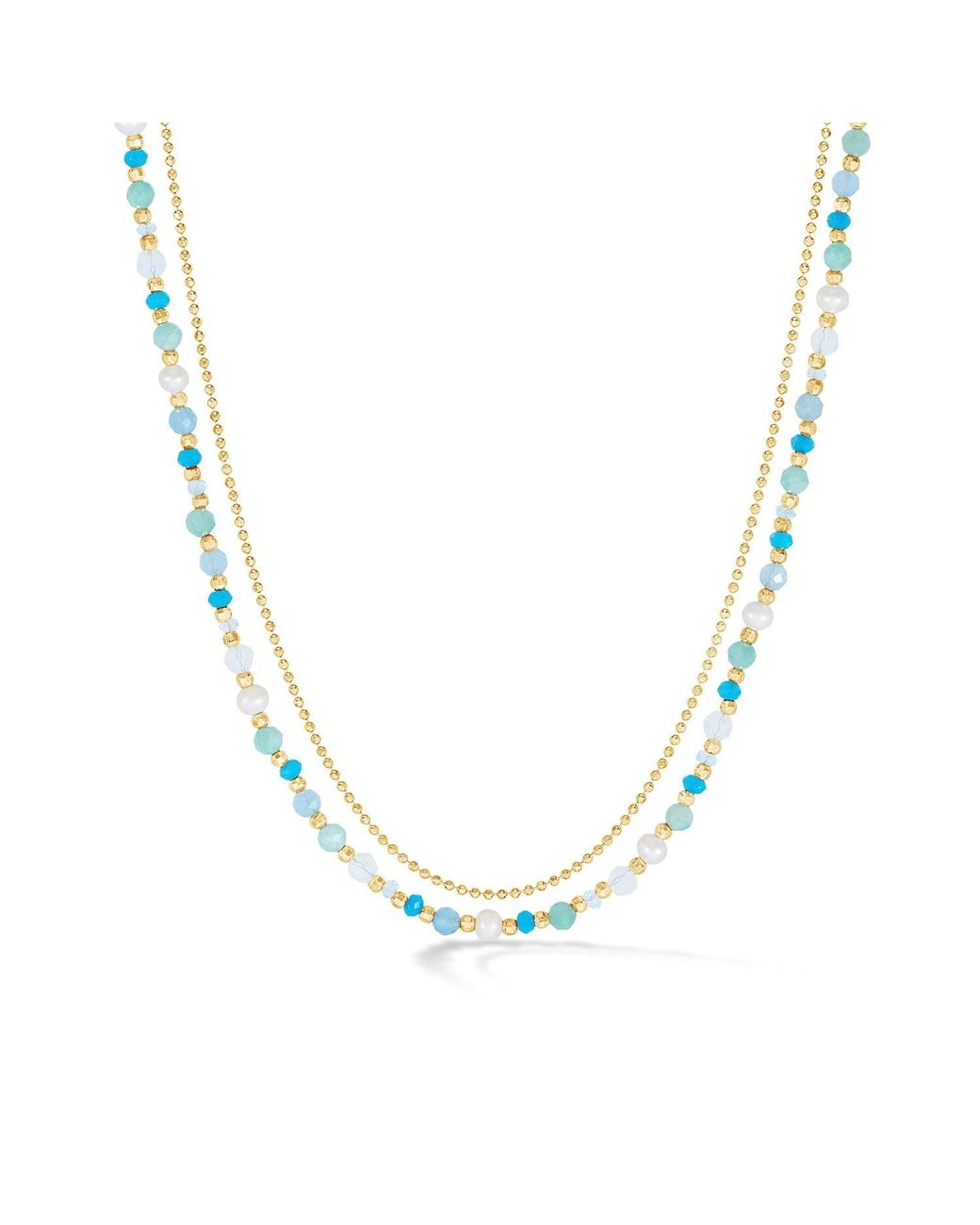 Dower & Hall Metallic Serenity Orissa Necklace