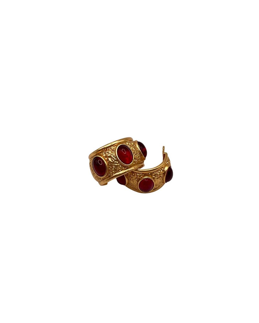 Les Reines Metallic Ruby Crown