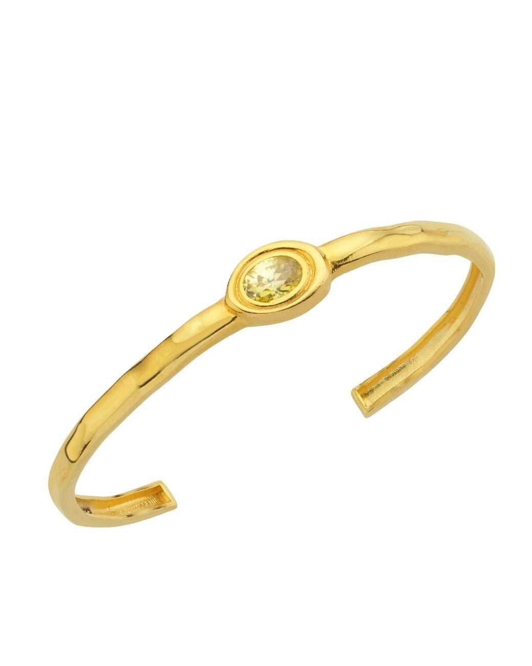 LINYA JEWELLERY Metallic Olivia Stone Handcuff