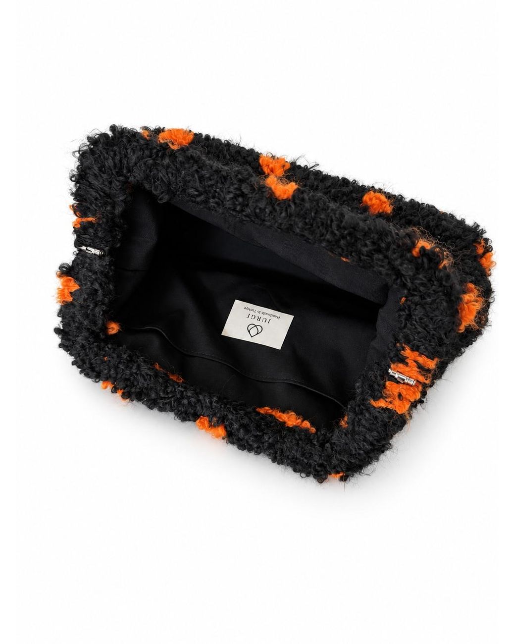 Jurgi Brand Black Nora Wool Clutch