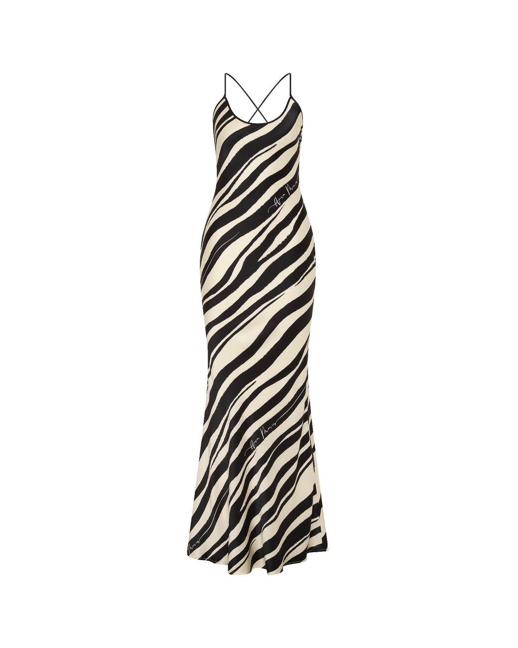 Aura Maris Resort Black Venus Silk Maxi Dress