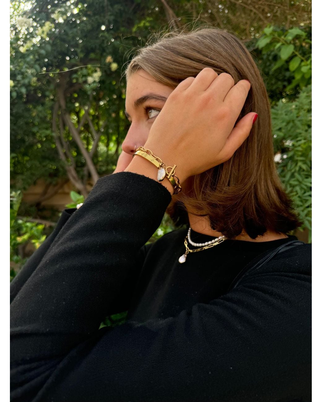 Iris London Metallic Margo Bracelet