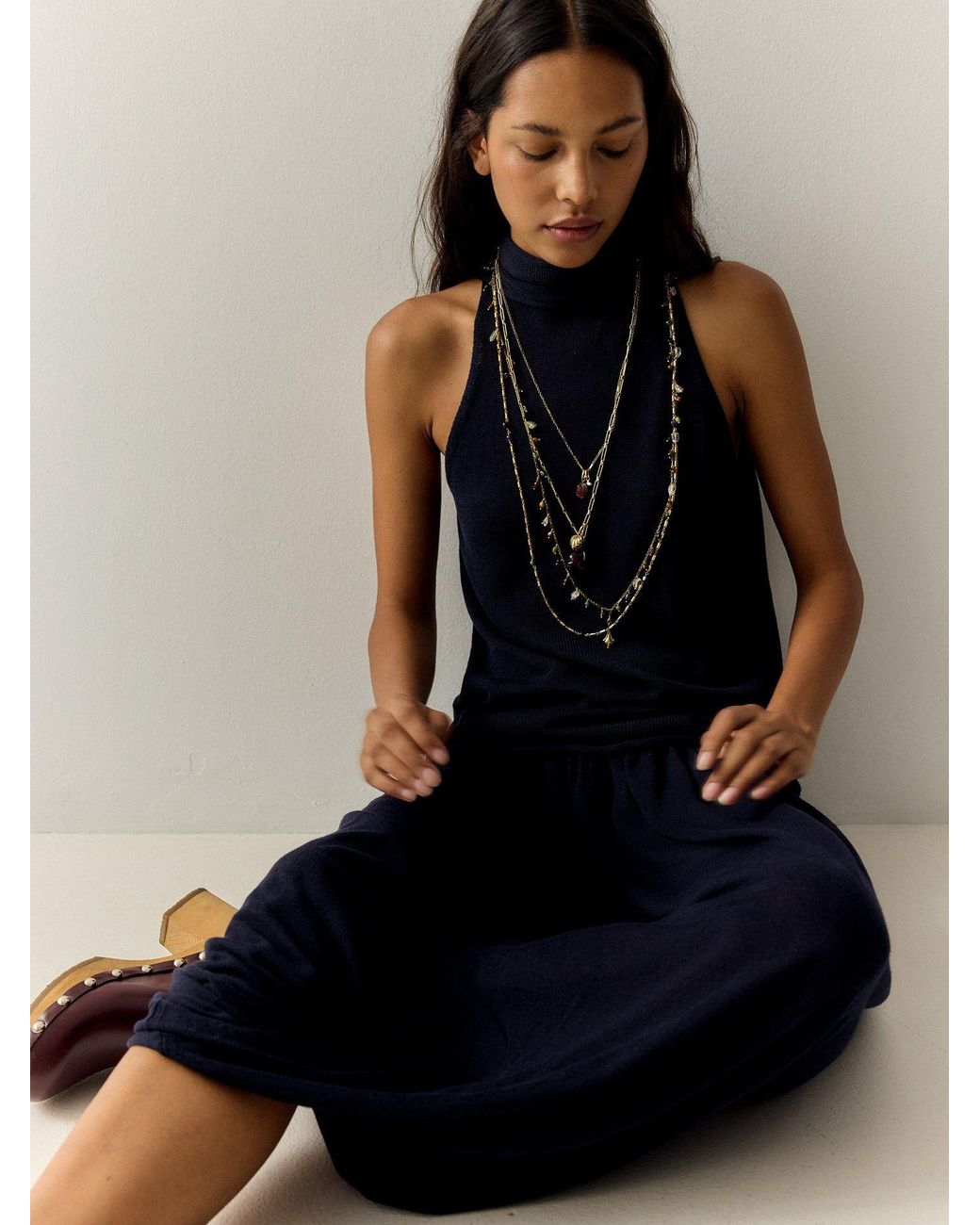 Sita Nevado White Braun Necklace