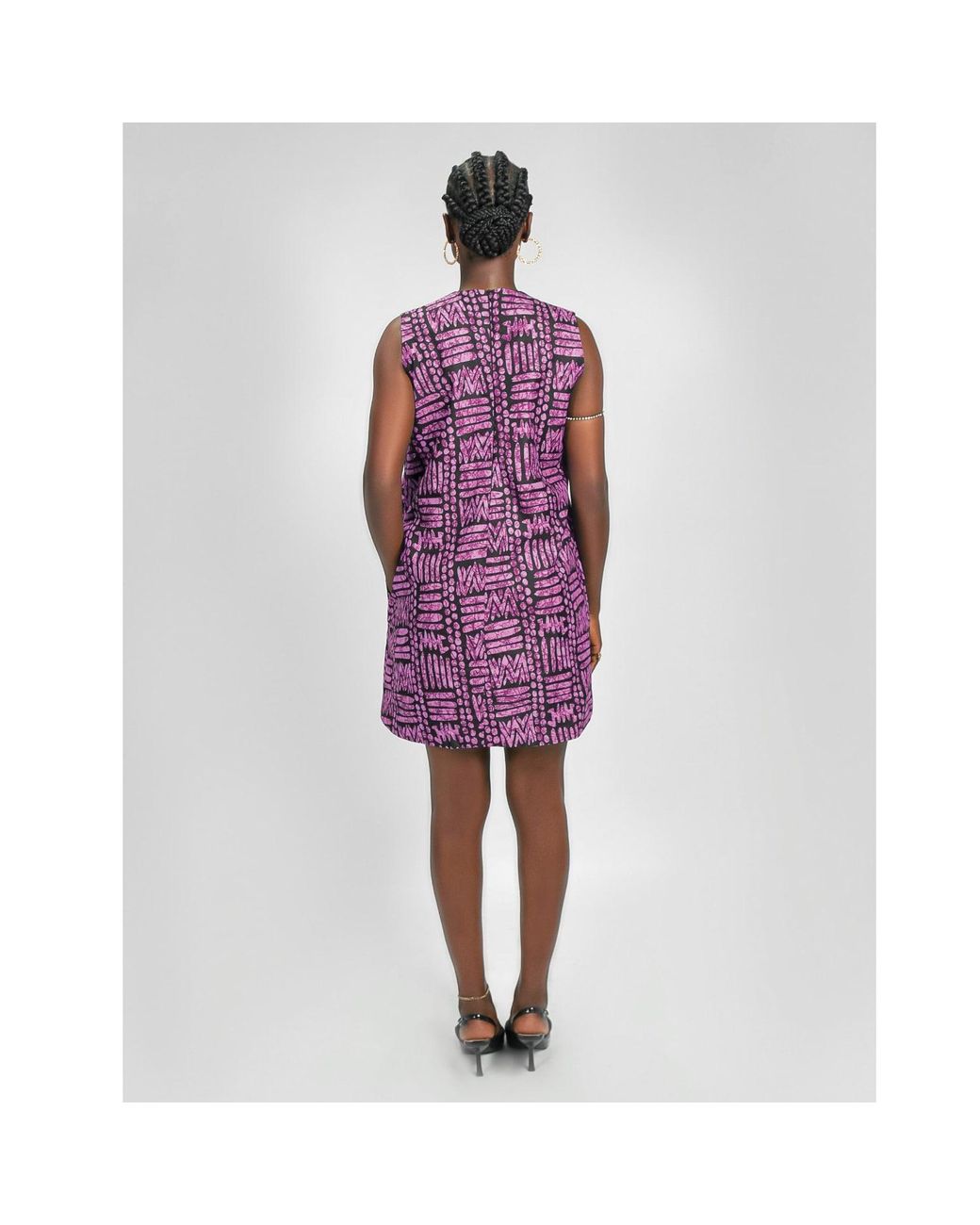 Chuks Collins Purple Ajah New Collection Drop2- A-Line Shift Dress