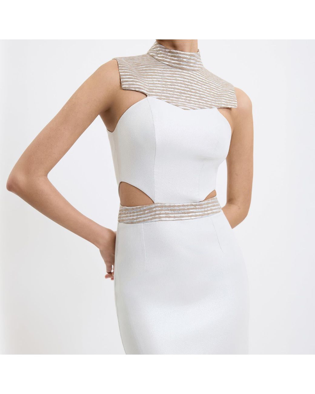 Saint Ones Gray Argentis Dress