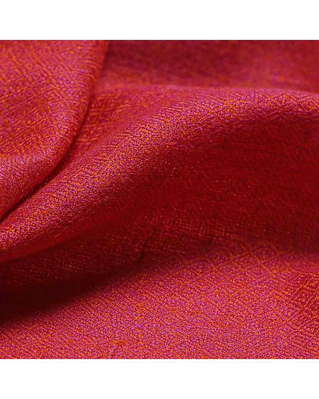 Pink Maharani Red Cashmere Double Weave Stole