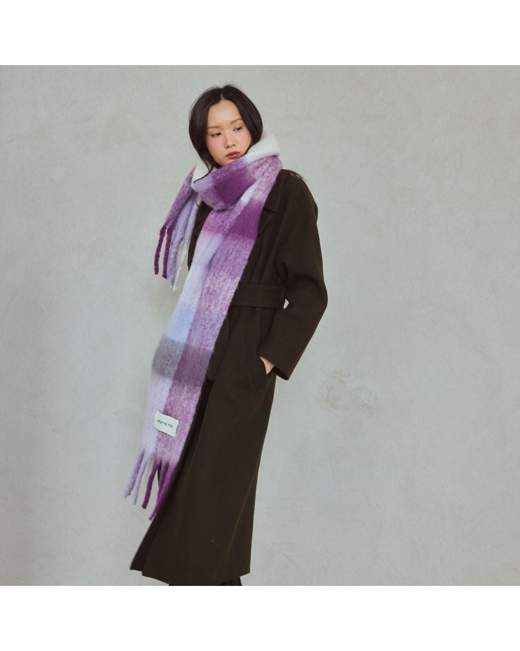 Arctic Fox & Co. Purple The Reykjavik Scarf