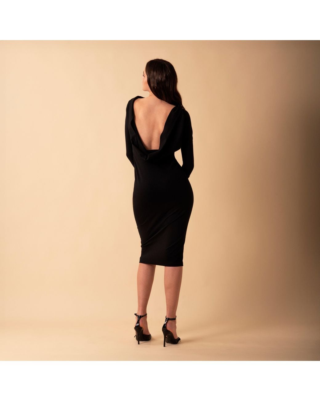 The Ethos Studio Black Sarah Dress