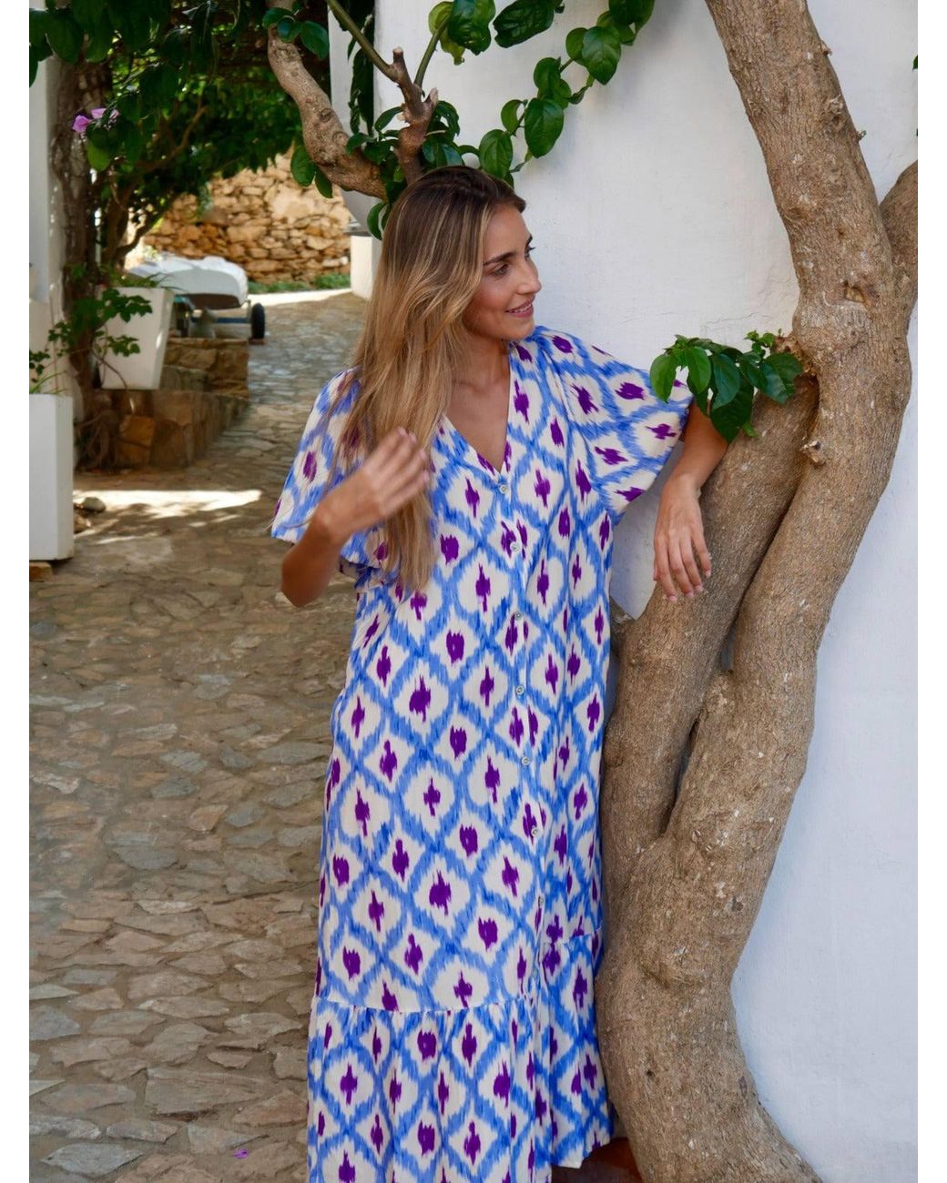 Mind Traveler Blue Mica Dress