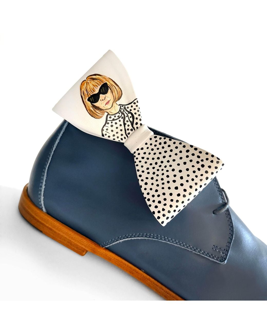 Nafari Moda White Anna Bow