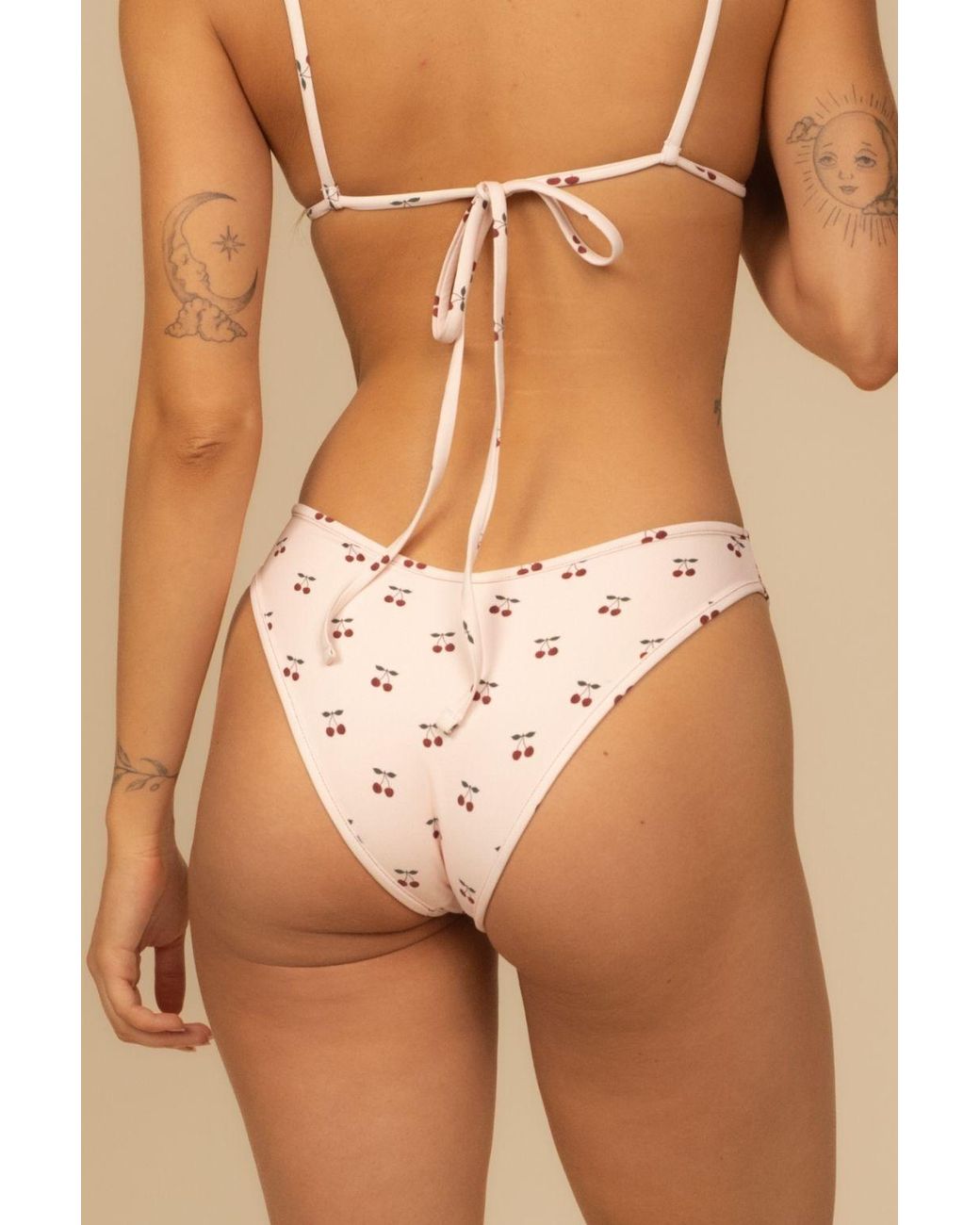 Montce Pink Cherries Lulu Bikini Bottom