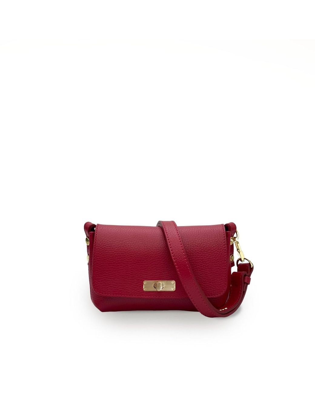Apatchy London Red The Maisie Mini Leather Bag