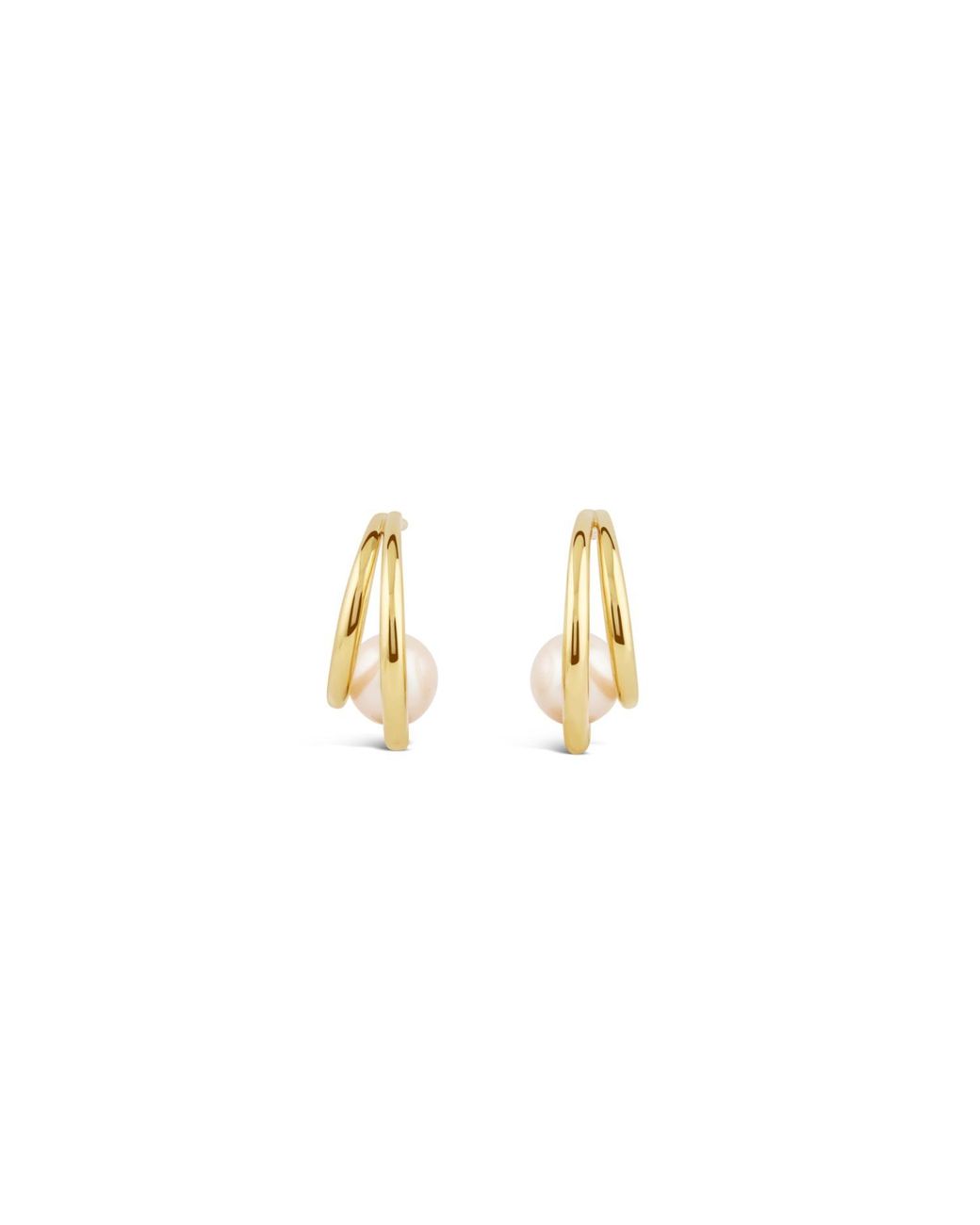 Dinny Hall Metallic Toro Pearl Double Hoops