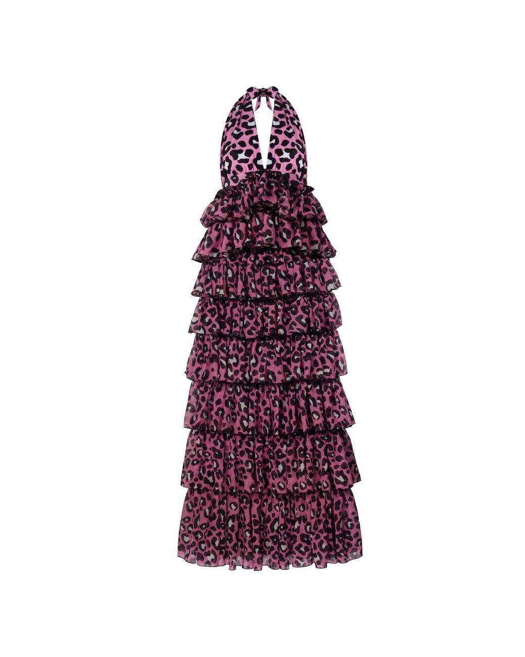 Nur Karaata Purple Florentina Leo Maxi Dress