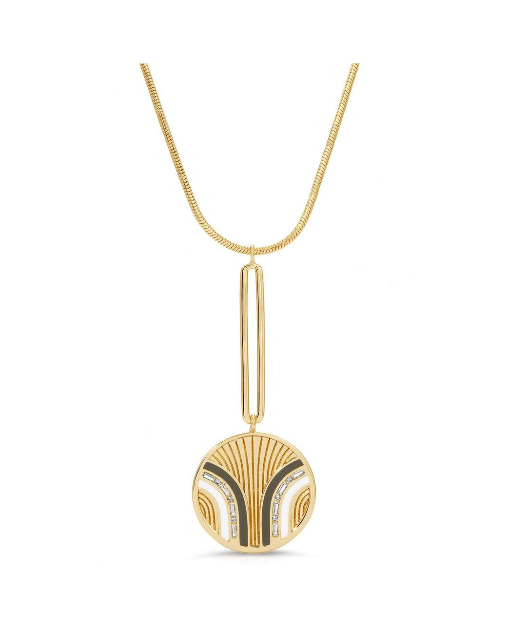 Glamrocks Jewelry Multicolor South Beach Pendulum Necklace