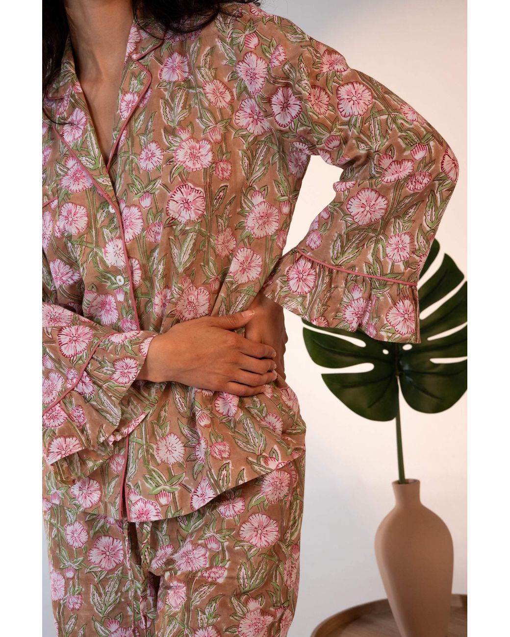 Carolina Benoit White Luxury Cotton Pajama Set