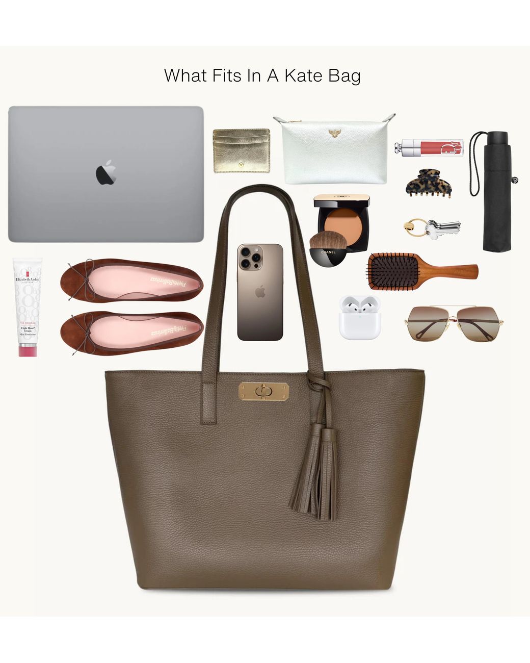 Apatchy London Brown The Kate Mink Leather Bag