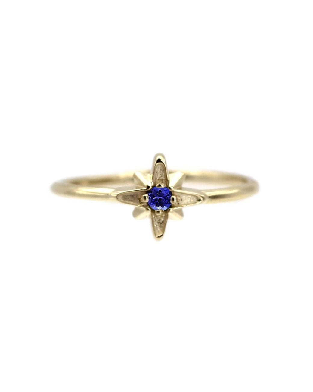 VicStoneNYC Fine Jewelry White 14K North Star December Birthstone Tanzanite Ring