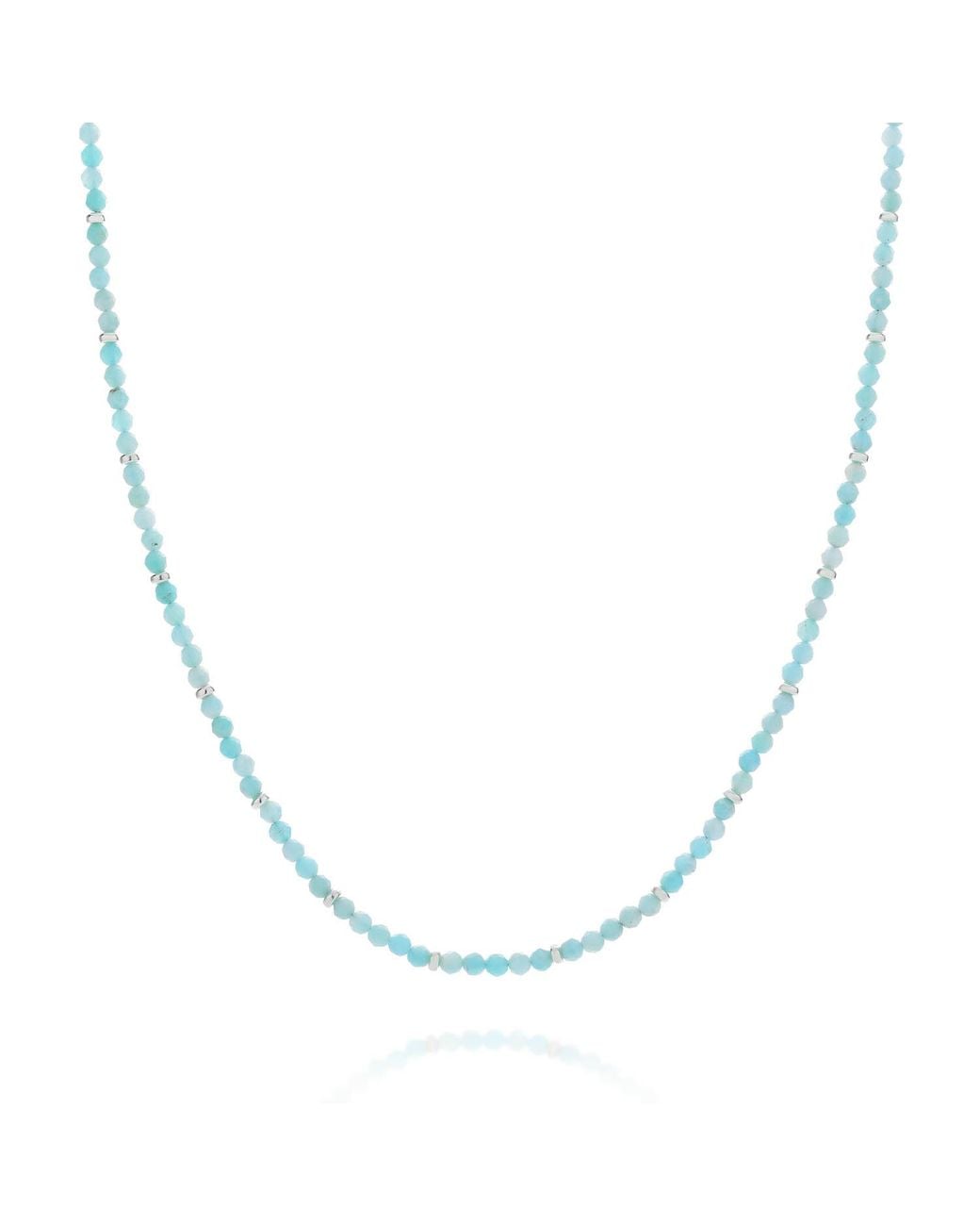 Nellou Jewellery Metallic Amazonite Orbit Necklace