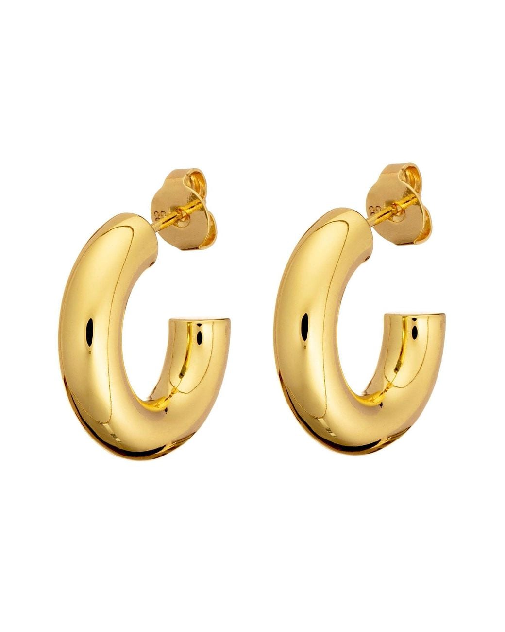 Crystals and Co Metallic Medium Chunky Hoops