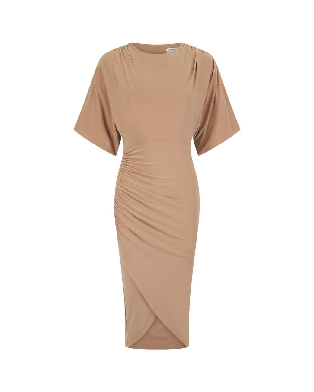Celestine & Mae Natural Neutrals Leilani Midi Dress