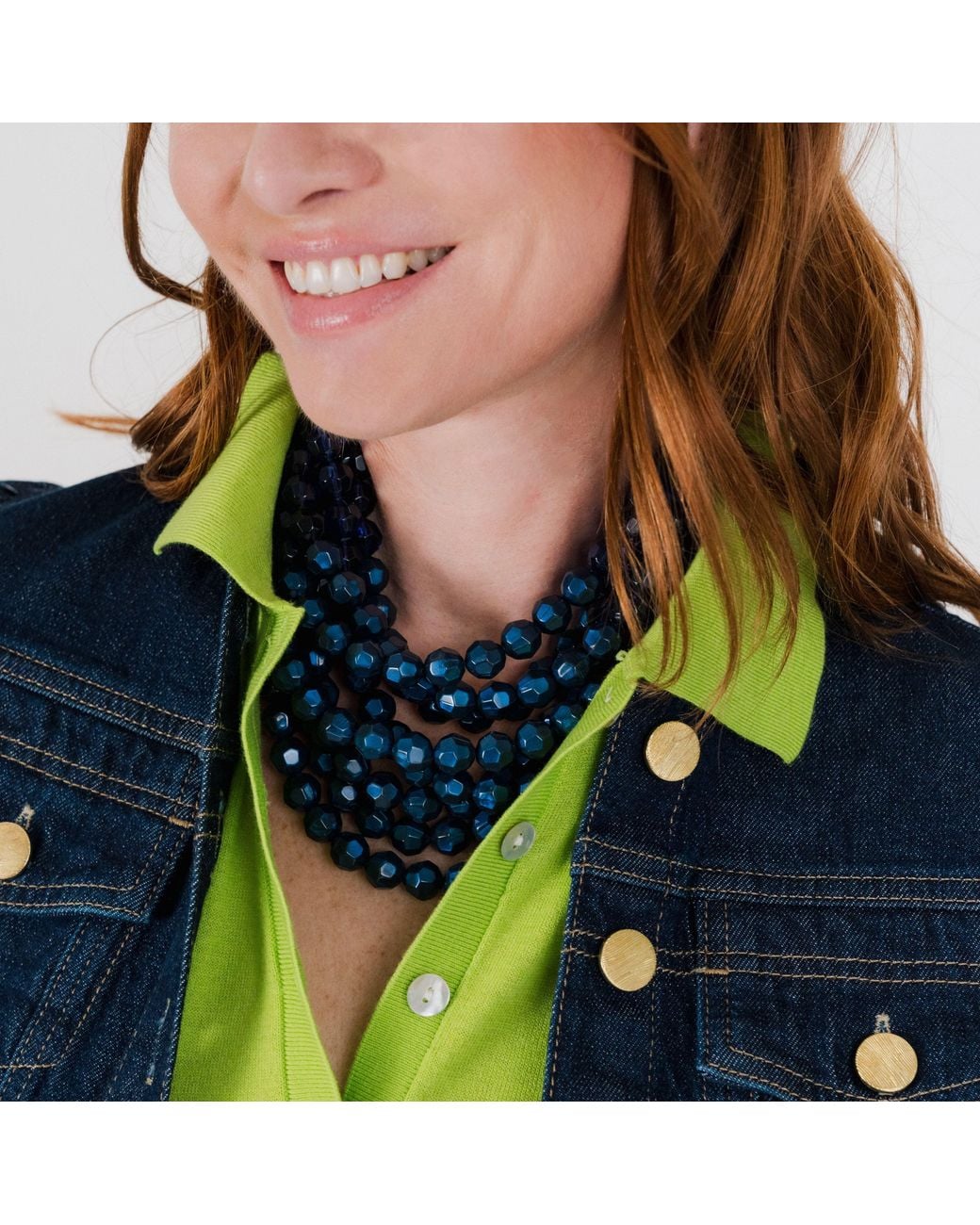 Fairchild Baldwin Blue Gradated Bella Winter Necklace