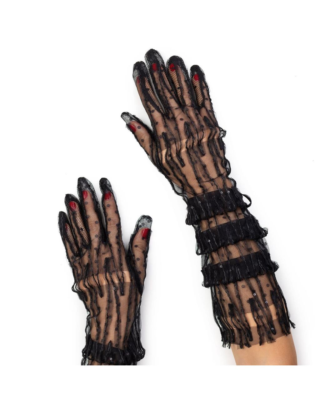 Azima Musayeva Black Cleo Gloves