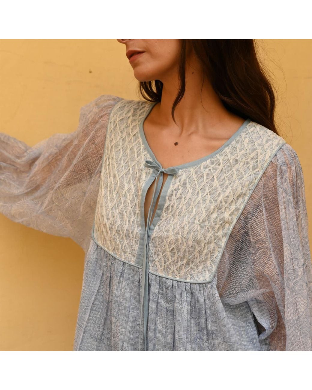 Liminal Blue Nora Tunic Dress