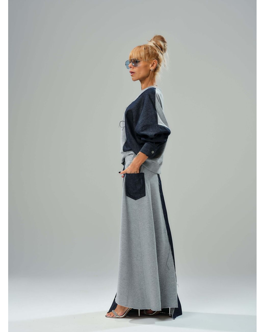 Clothes by Locker Room Blue Denim Co-Ord Set
