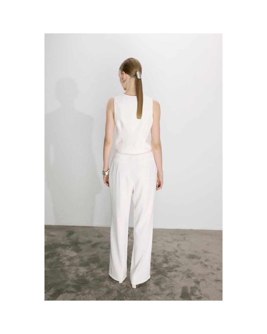 NAZLI CEREN White Marielle Vest