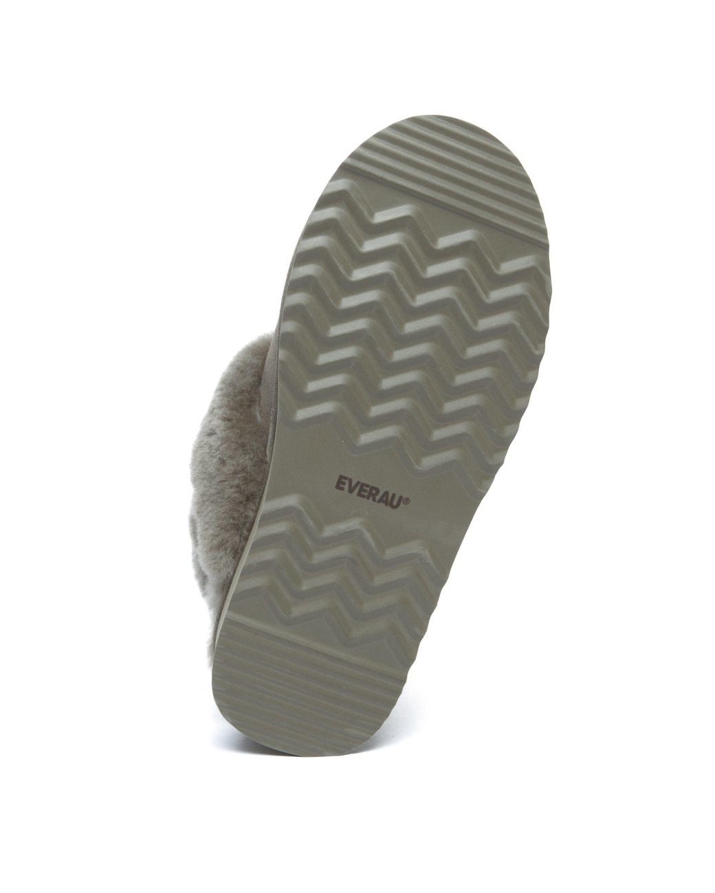 EverAu Australia Gray Fantail Leather Slippers With Two Removable Straps