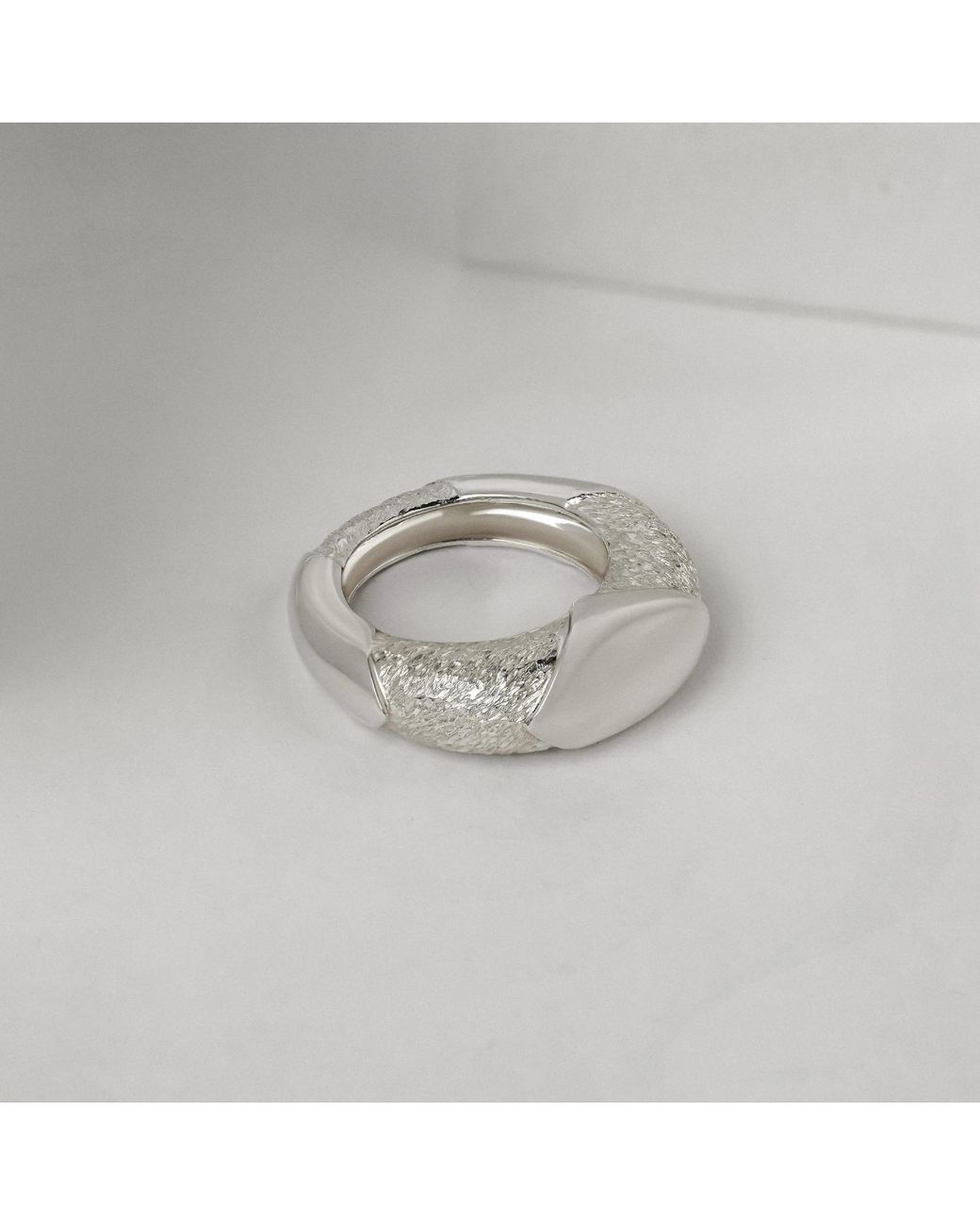 The Jewelz White Chroma Donut Ring