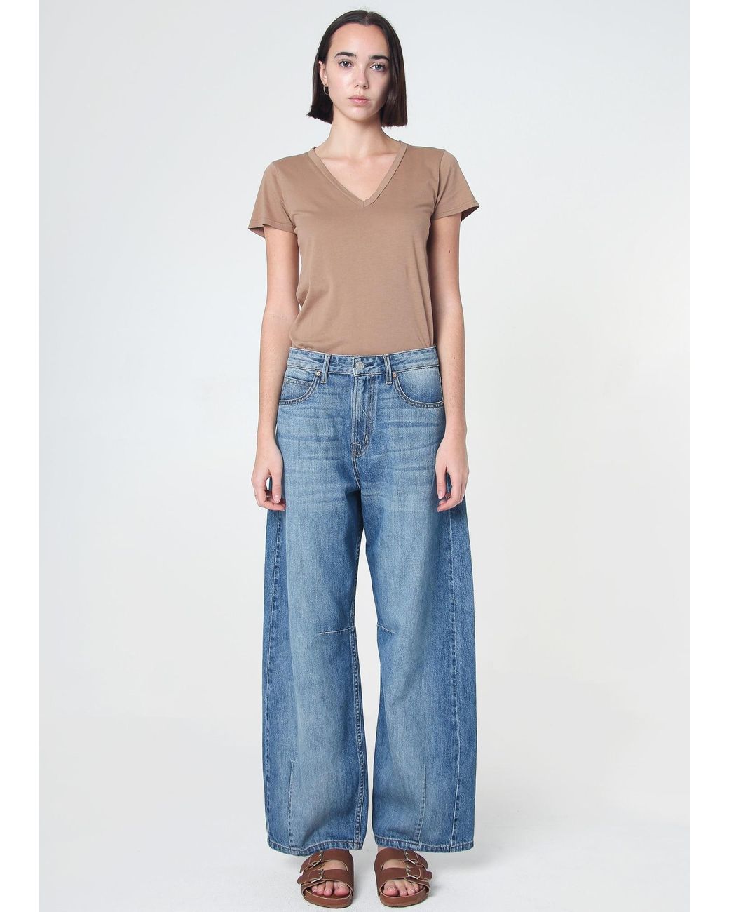 NOEND Blue Kallie Relaxed Curve
