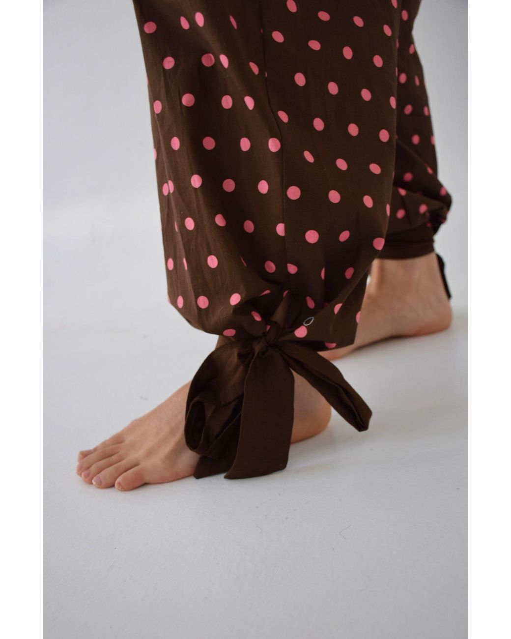 Mind Traveler Brown Lia And Polka Dot Trousers