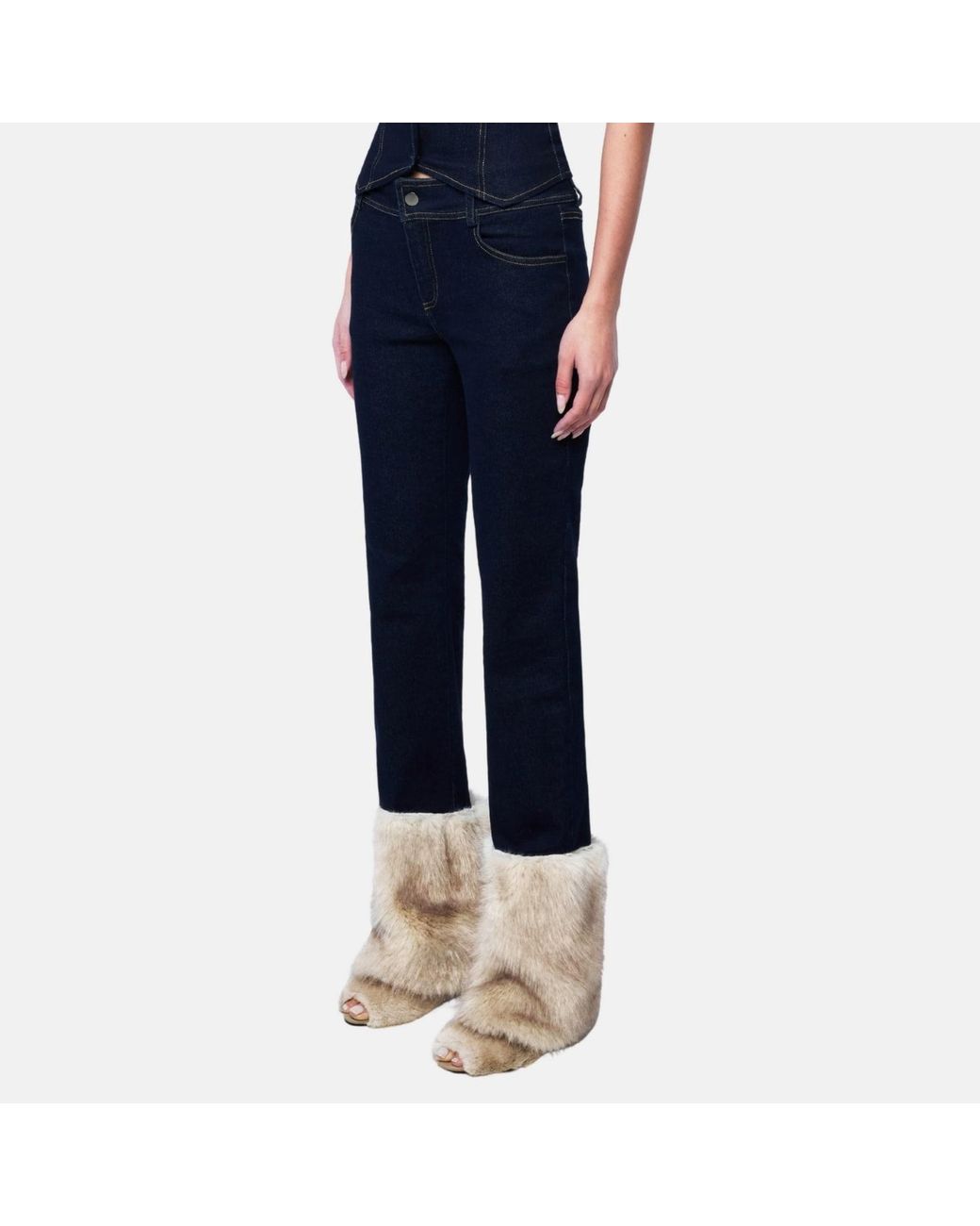OW Collection Blue Desi Denim Jeans