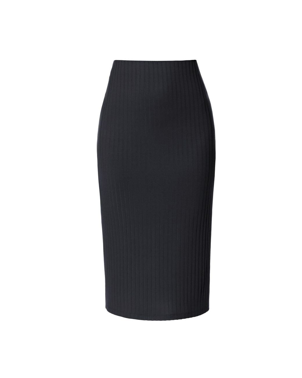 AGGI by HALEWSKI Black Rita Pirate Bodycon Midi Skirt