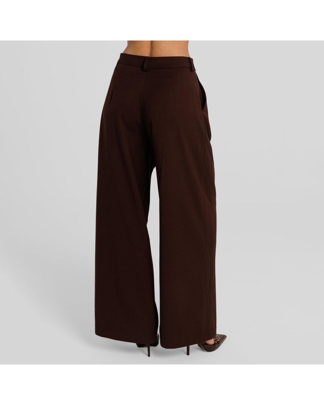 Mandragora Purple Straight Leg Trousers Estra