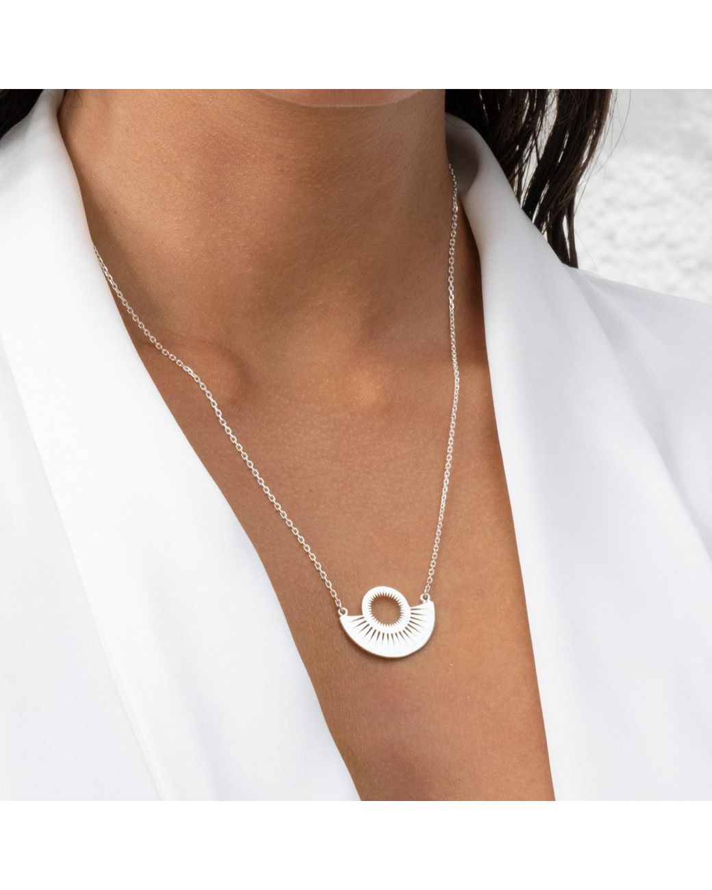 Zoe & Morgan Metallic Pocket Full Of Sunshine Necklace
