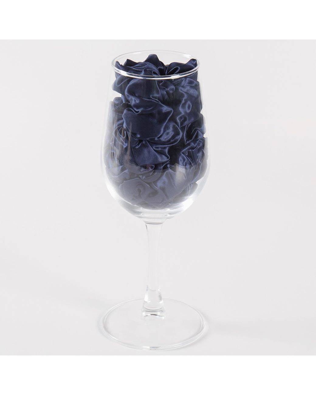 Soft Strokes Silk Blue Pure Mulberry Silk Regular Scrunchie Set Of Five