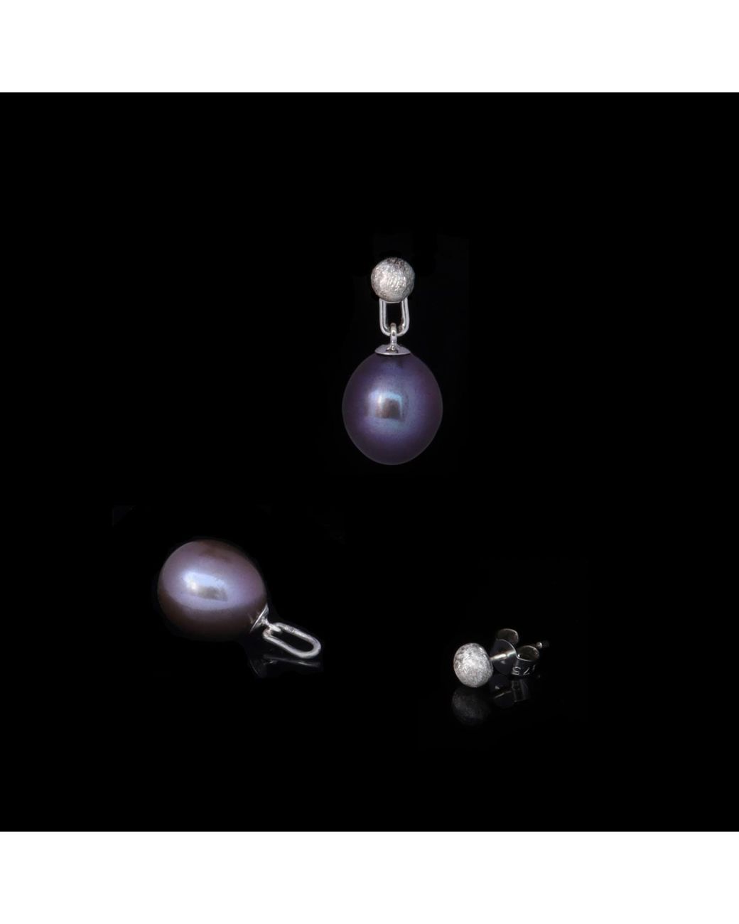 Gabriella Alicia Multicolor Pearl Drop Detachable Earrings