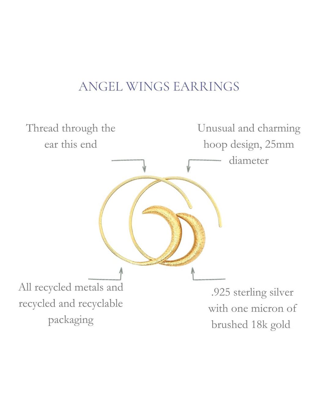 GEM BAZAAR Metallic Angel Wings