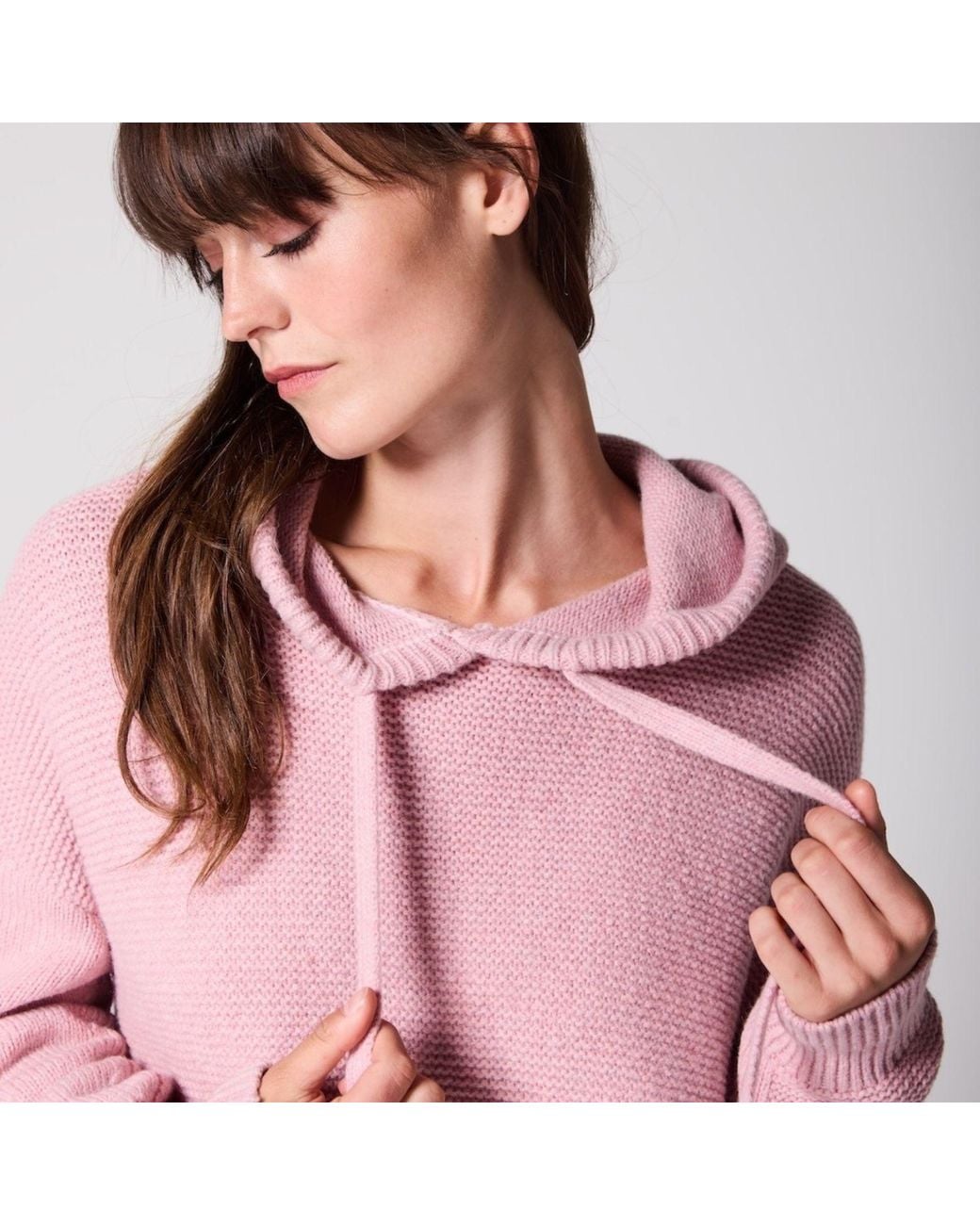 Mamu Dream Pink Alpaca Wool Hoodie