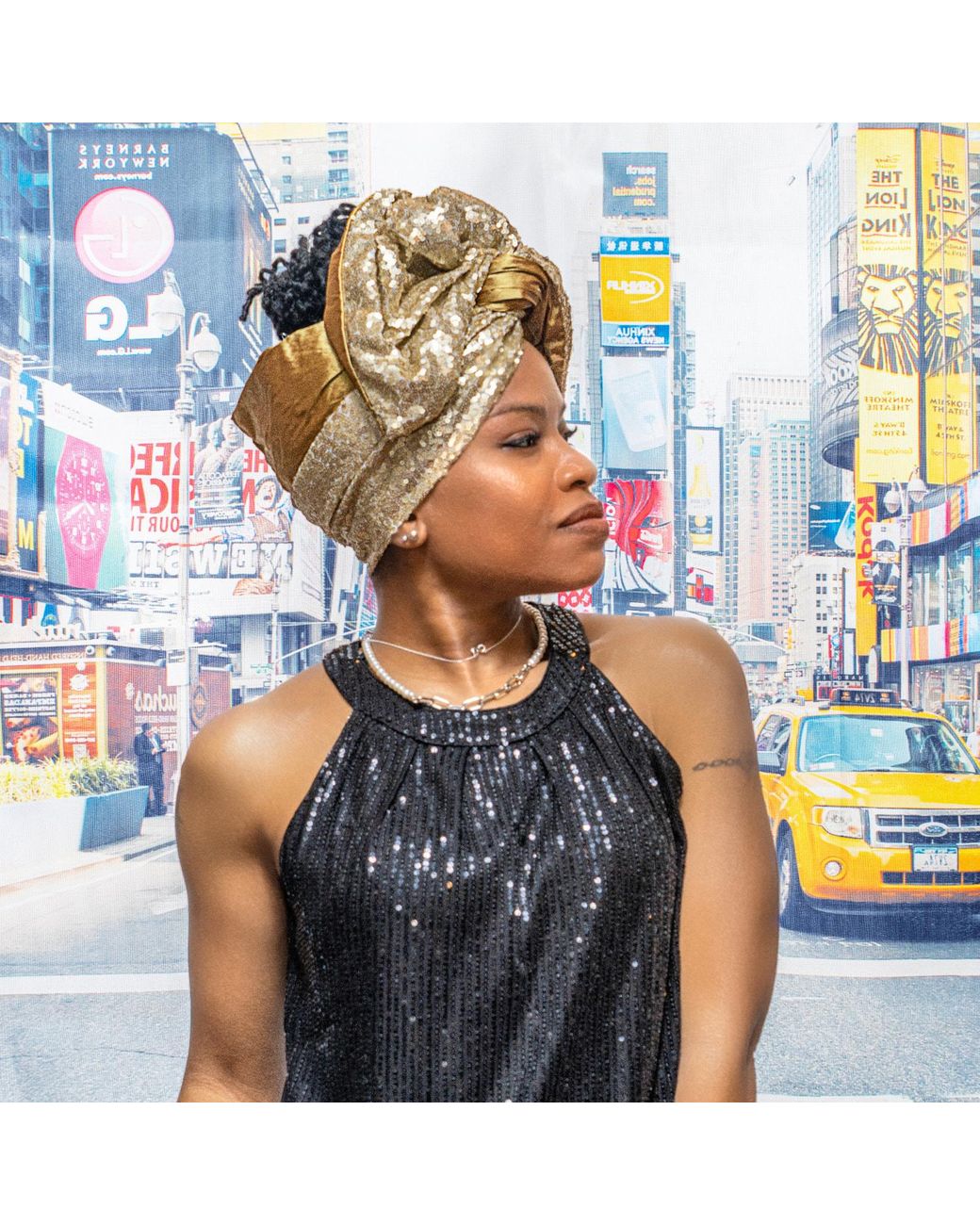 Romer Millinery Green Twisturban Turban