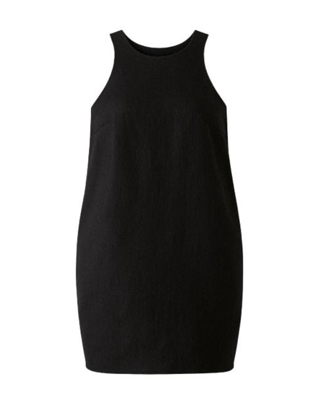 Conquista Black Sleeveless Sack Dress