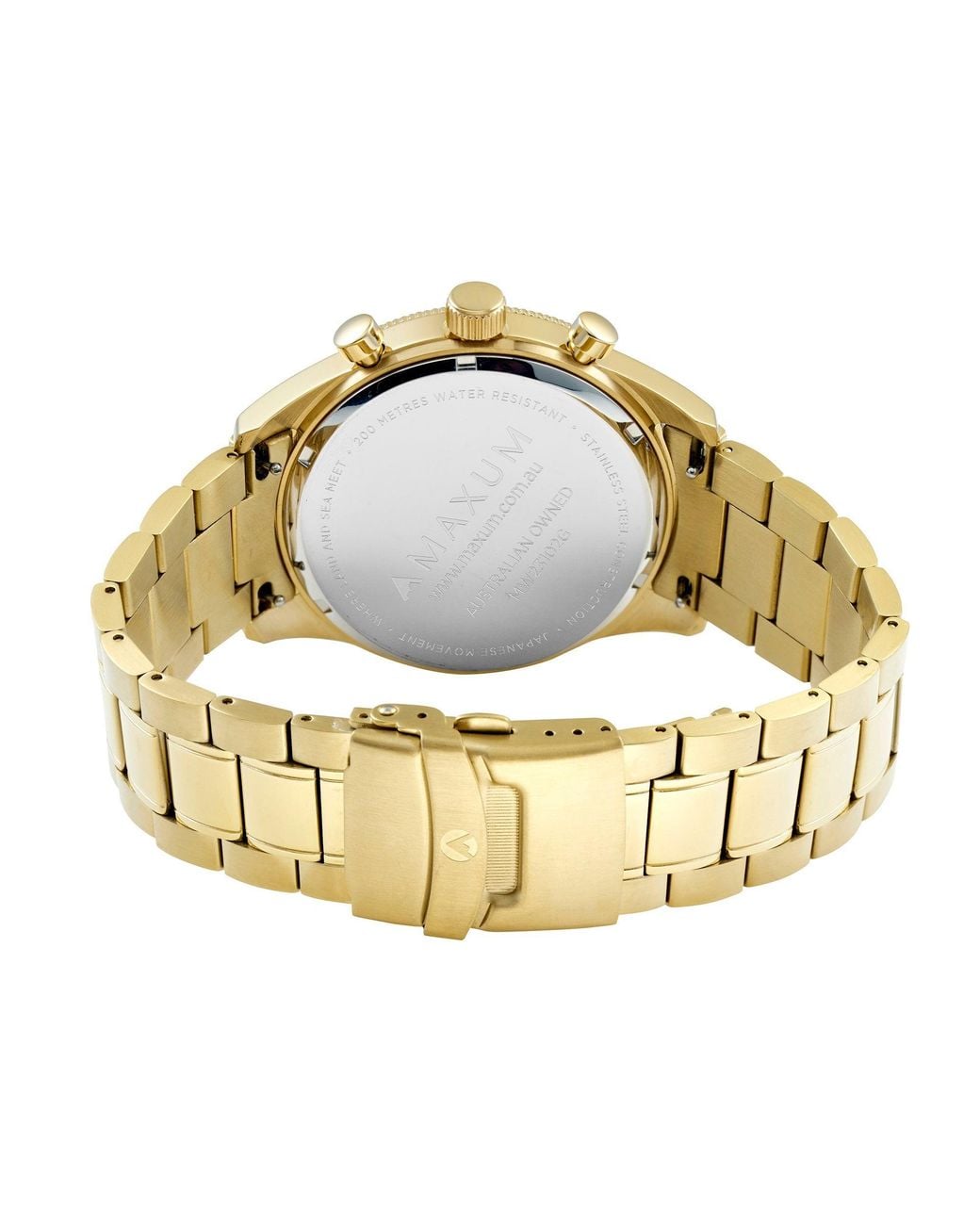 Maxum Metallic Lansdowne Multifunction Watch Set for men