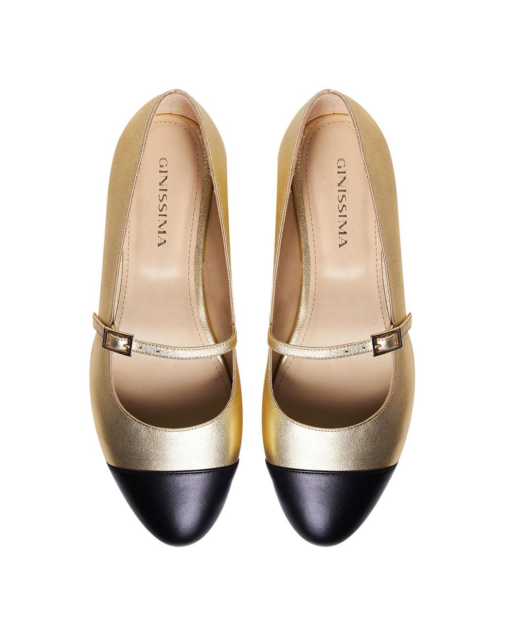 Ginissima Natural Mimi Round Toe Mary-Jane
